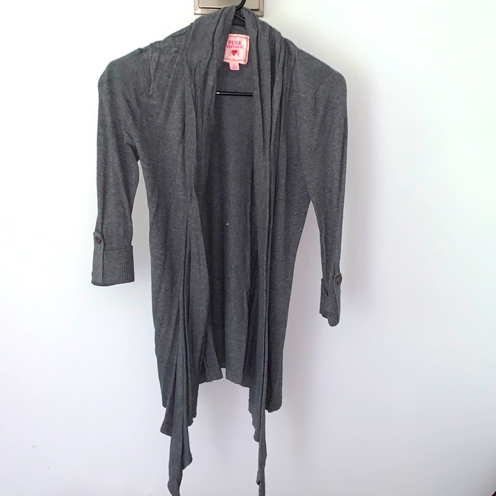 Gray Lightweight Cardigan